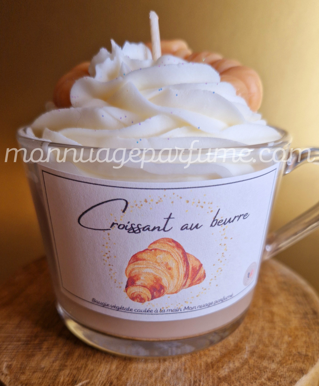 Bougie gourmande "CROISSANT AU BEURRE"