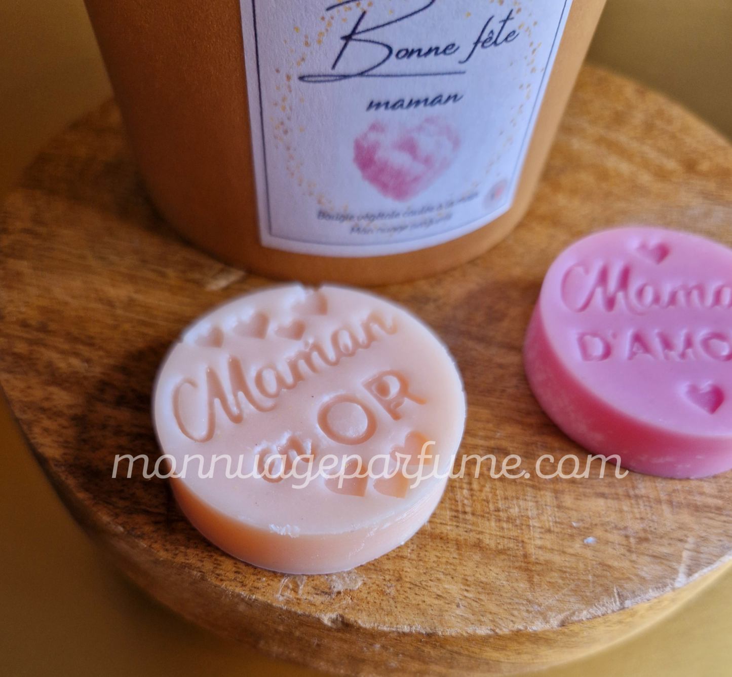 Pot de fondants parfumés "Spécial fête des Mamans"