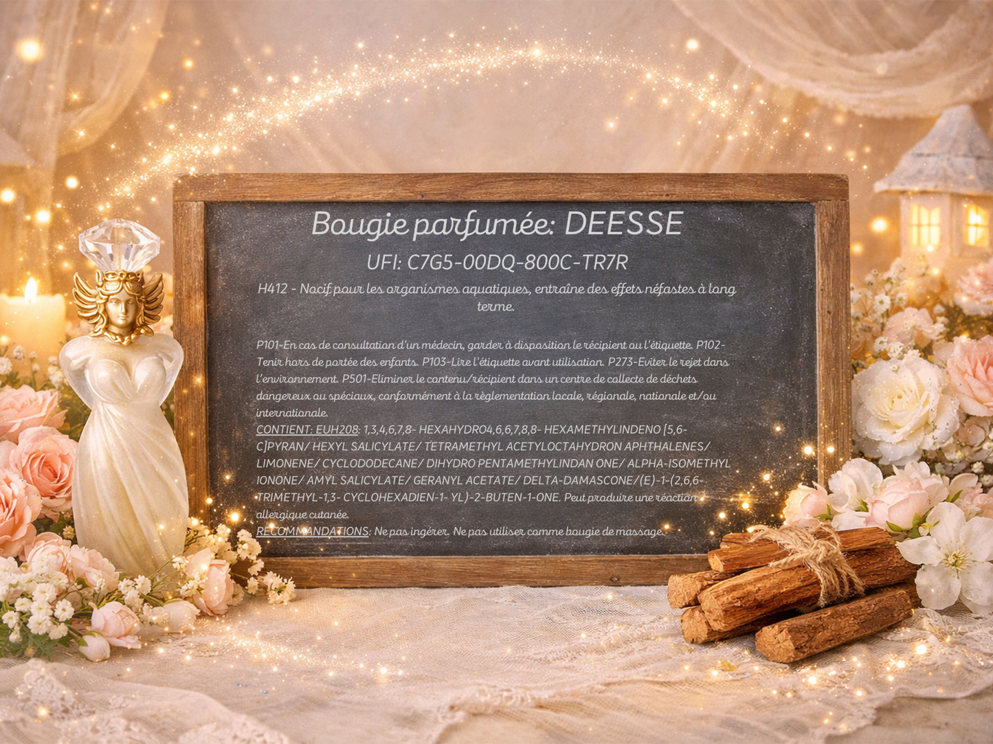 🕯️ Bougie parfumée classique - Déesse