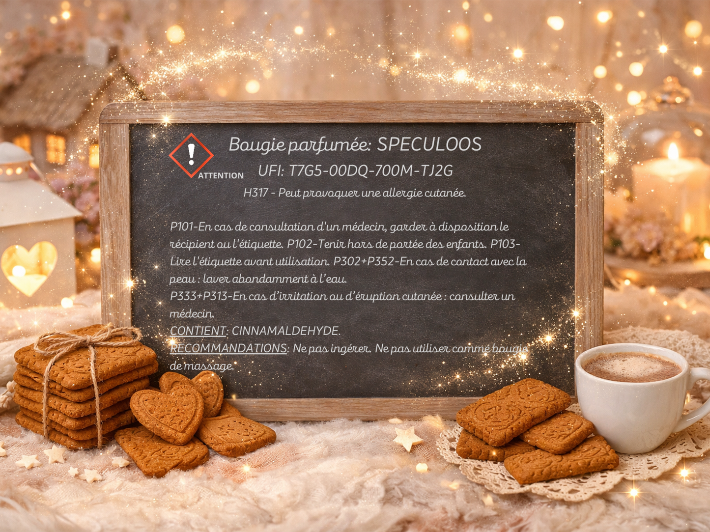 🕯️ Bougie parfumée classique - Speculoos