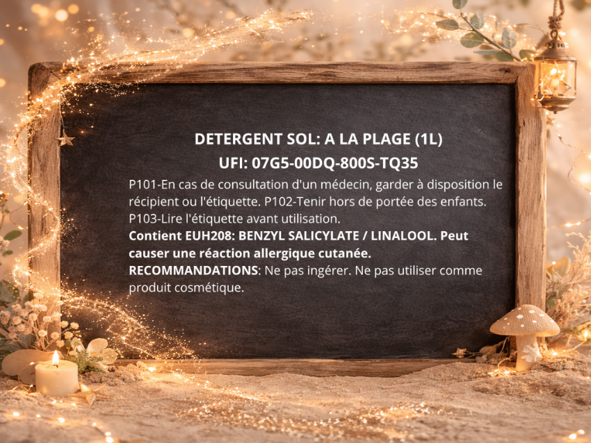Détergent sol - A la plage
