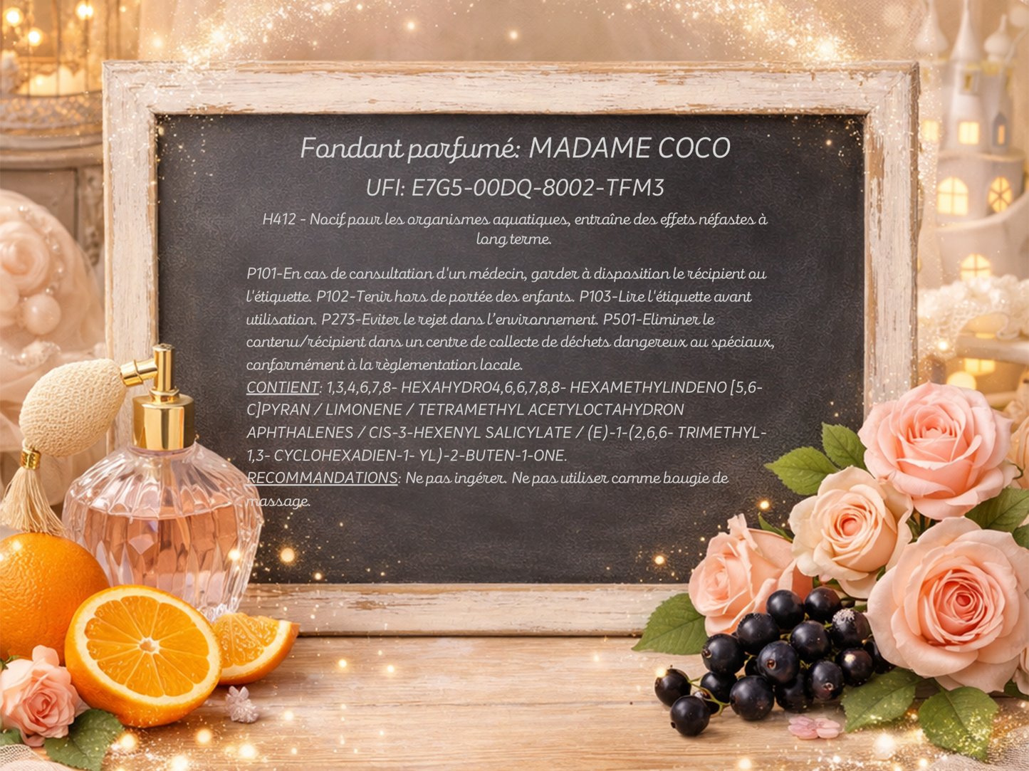 Fondant parfumé individuel - Madame Coco