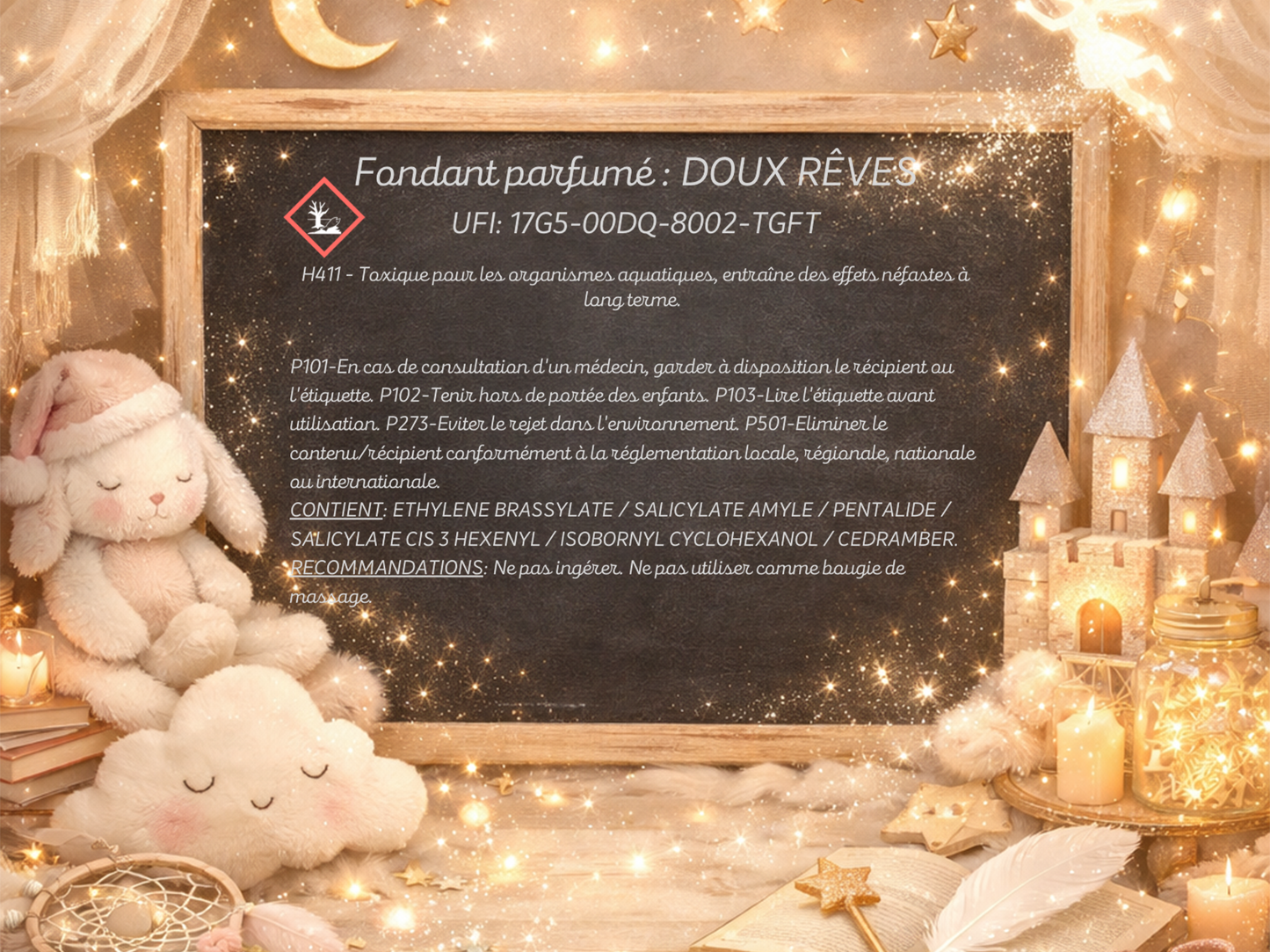 Fondant parfumé individuel - Doux rêve