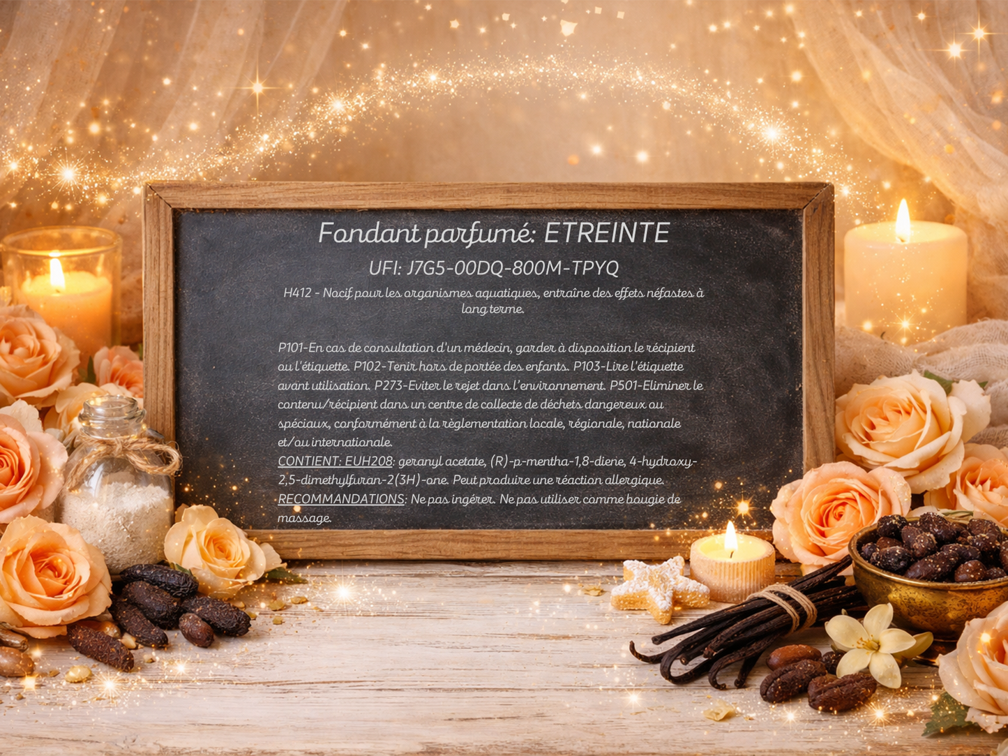 Fondant parfumé individuel - Etreinte