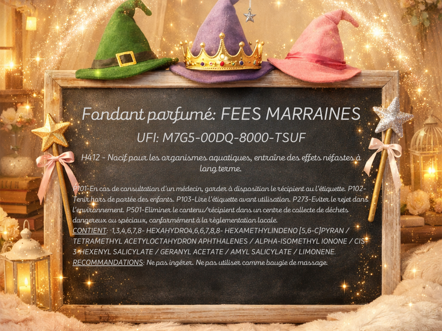 Fondant parfumé individuel - Fées Marraines