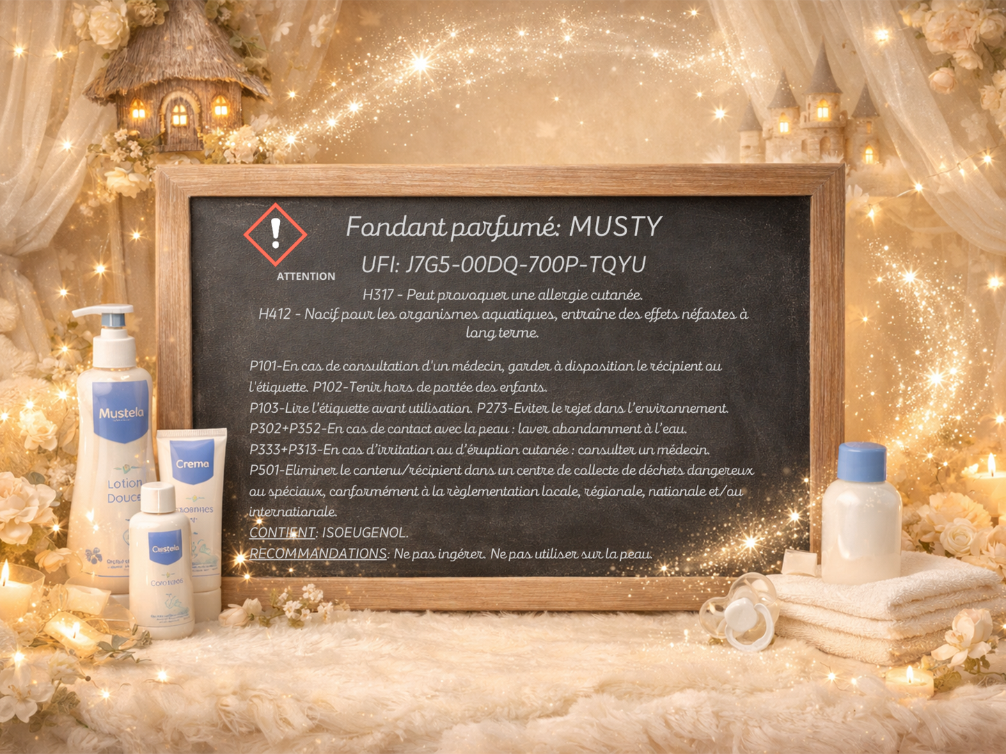 Fondant parfumé individuel - Musty
