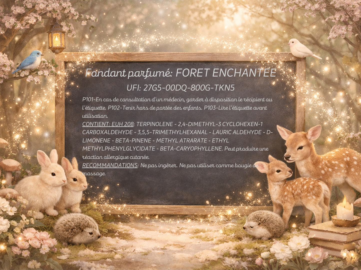 Fondant parfumé individuel - Forêt enchantée