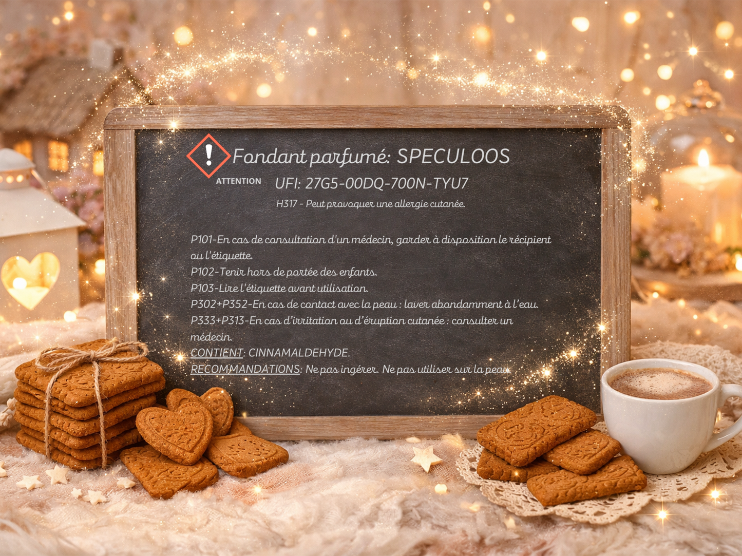 Fondant parfumé individuel - Speculoos
