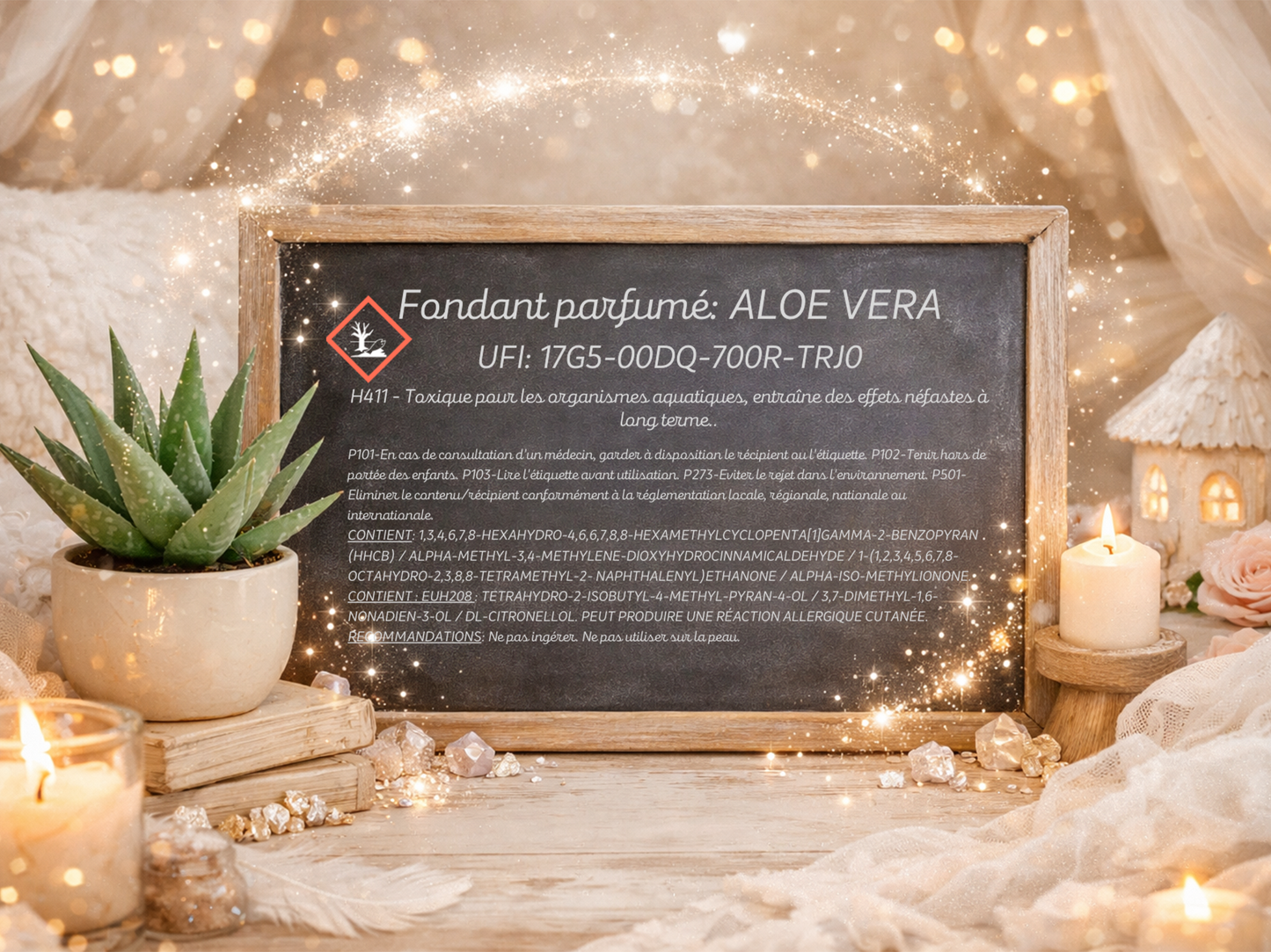 Fondant parfumé individuel - Aloe vera