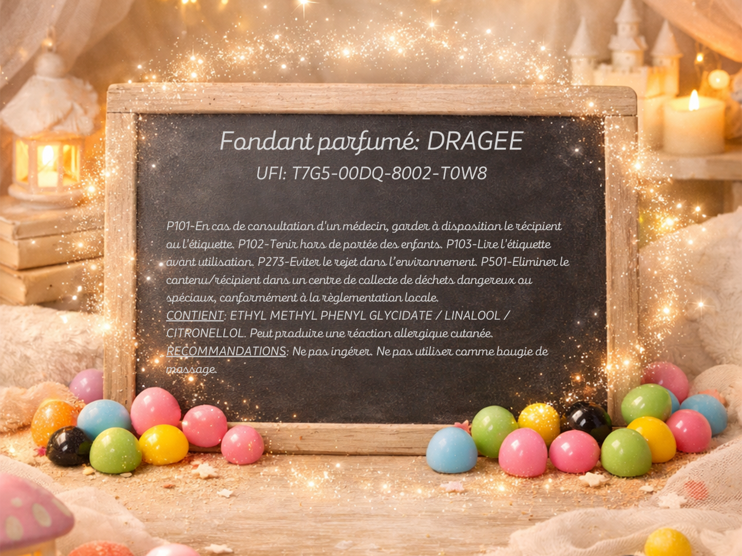 Fondant parfumé individuel - Dragée