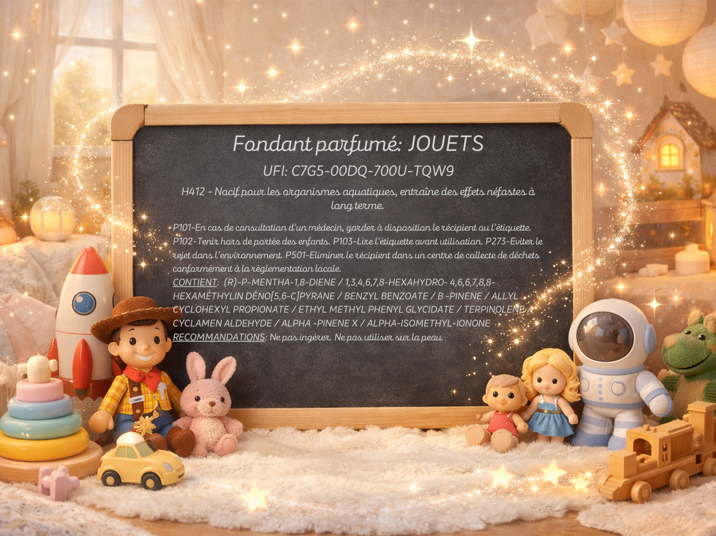 Fondant parfumé individuel - Jouets