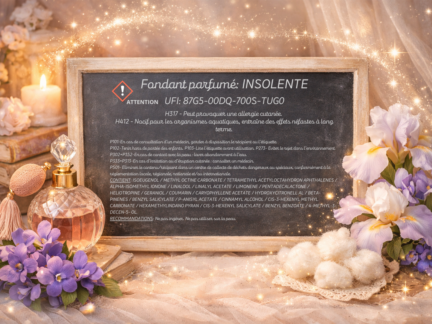 Fondant parfumé individuel - Insolente