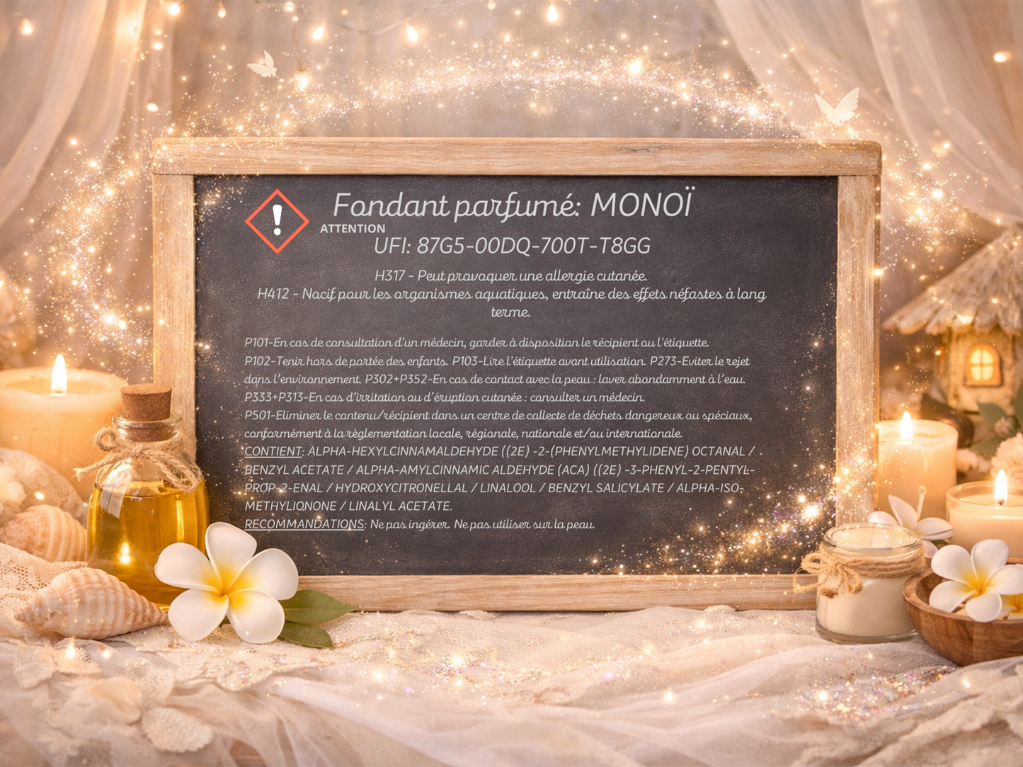 Fondant parfumé individuel - Monoï