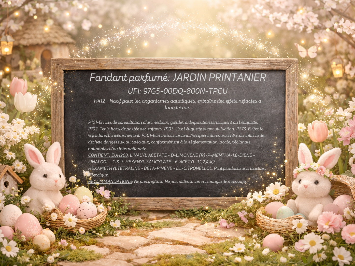🌸 Fondants parfumés – Jardin printanier