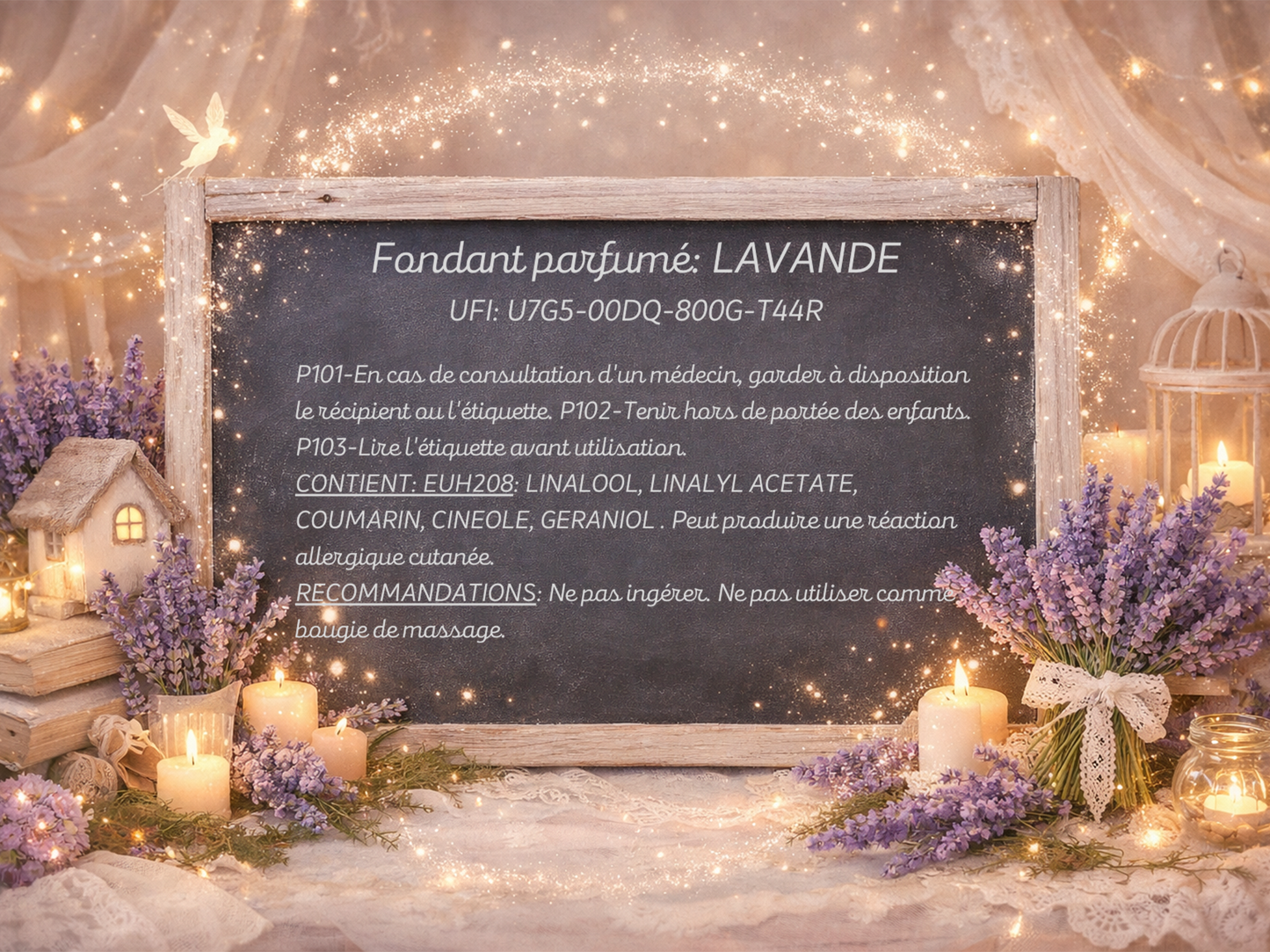 Fondant parfumé individuel - Lavande