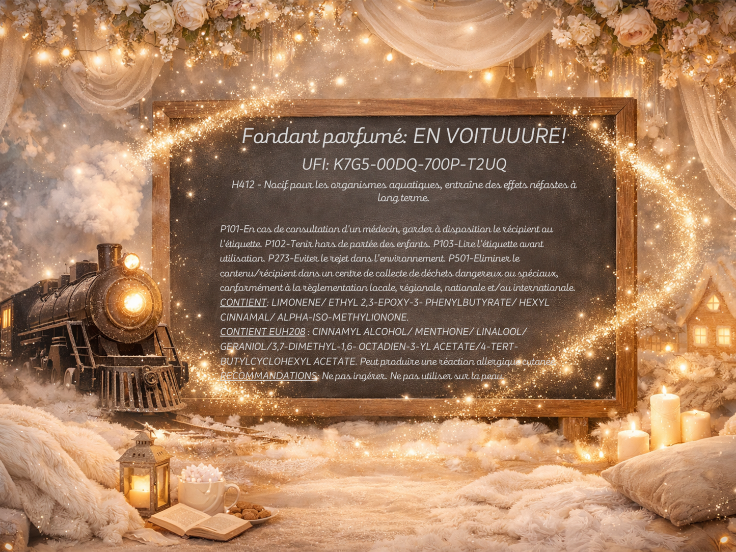 Fondant parfumé individuel - En voituuure!
