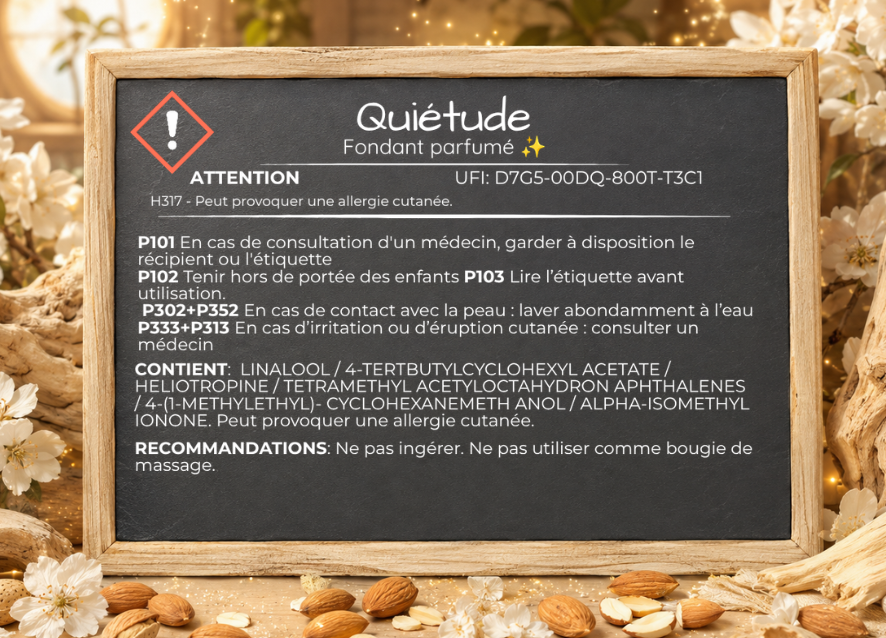 Fondant parfumé individuel - Quiétude