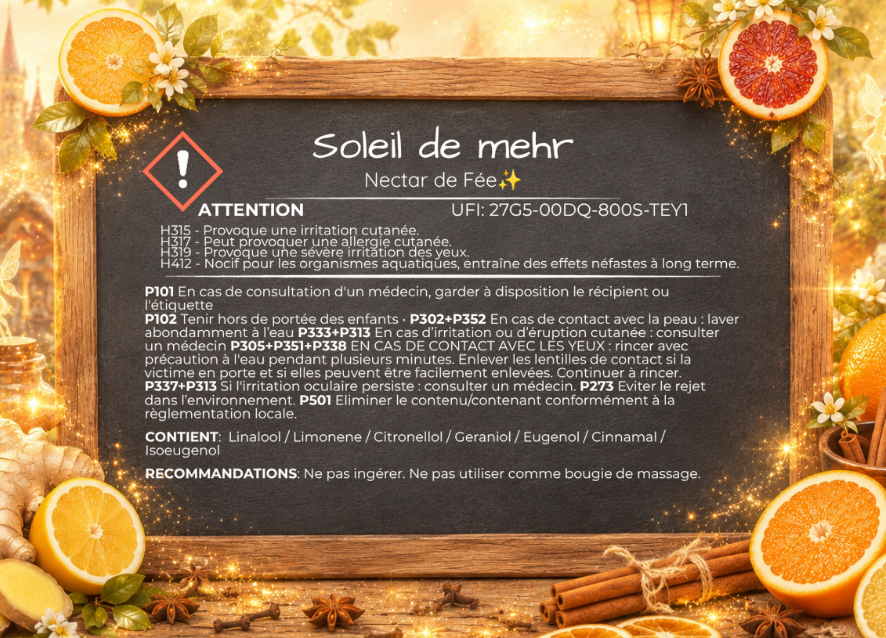 🧚♀️ Nectar de Fée – Soleil de mehr