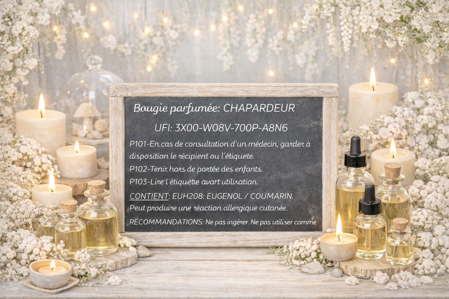 🕯️ Bougie parfumée classique - Chapardeur