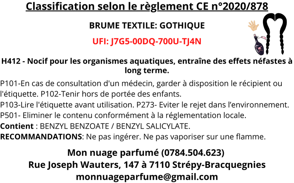 Brume textile - Gothique