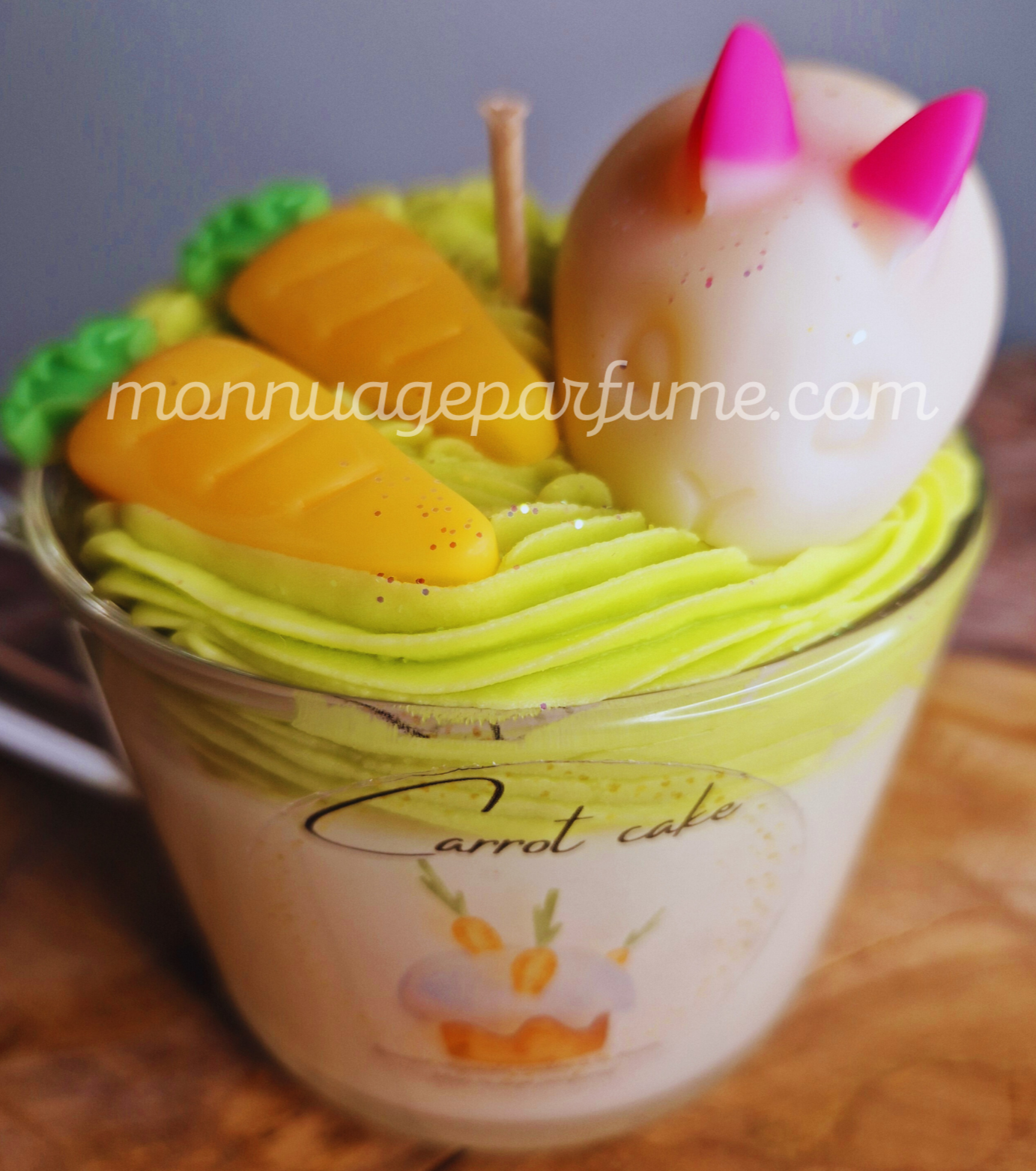 Bougie gourmande "CARROT CAKE"