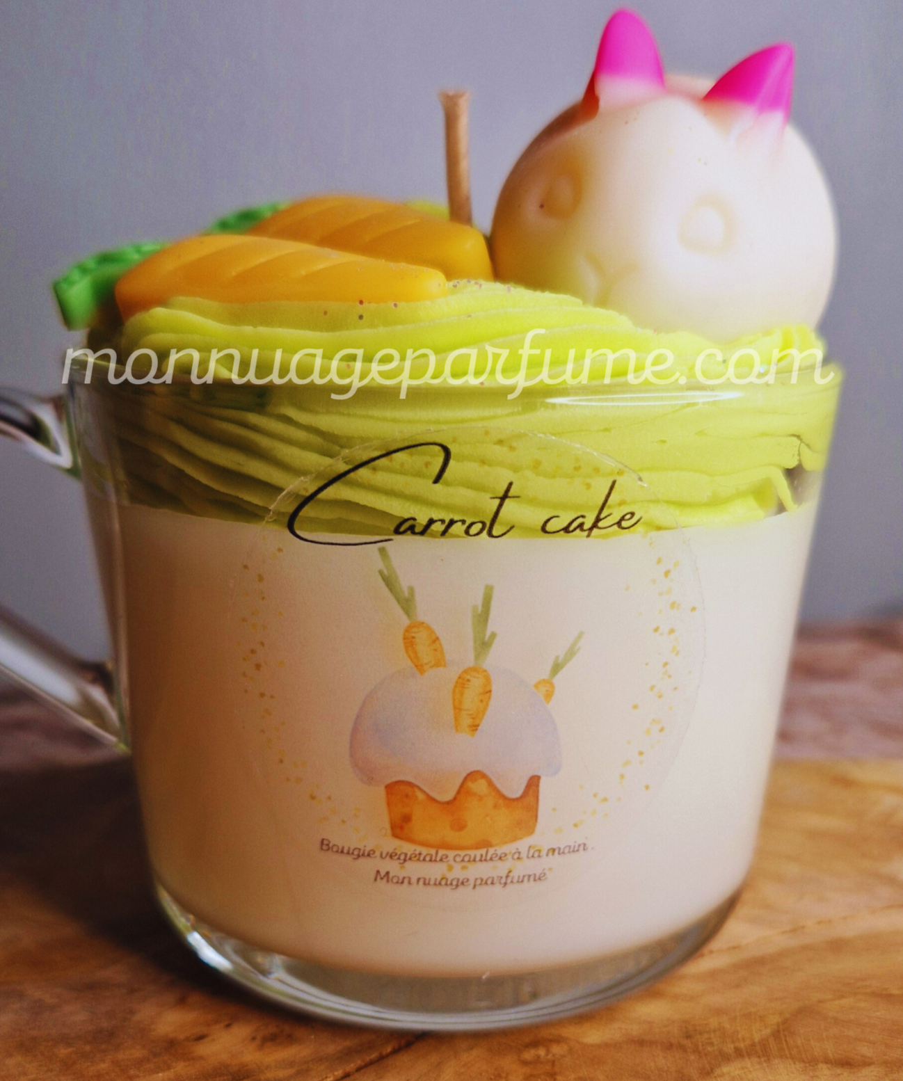 Bougie gourmande "CARROT CAKE"