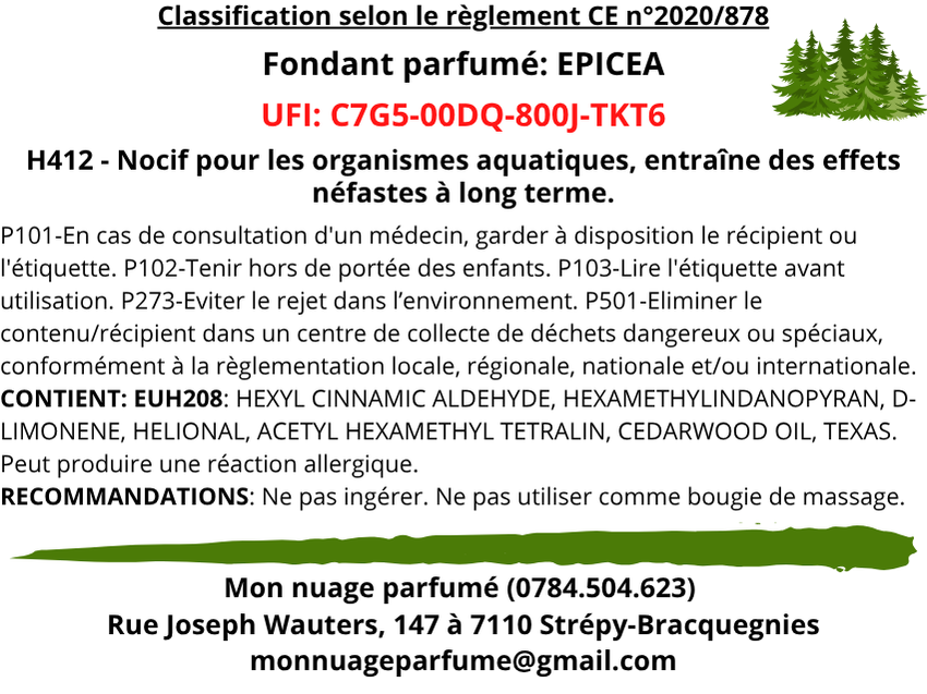 Fondant individuel "EPICEA"