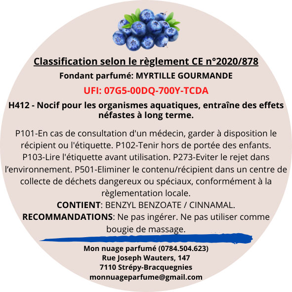 "Myrtille gourmande"