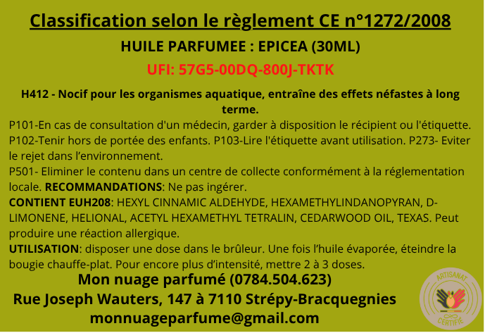 Huile parfumée "Epicéa"
