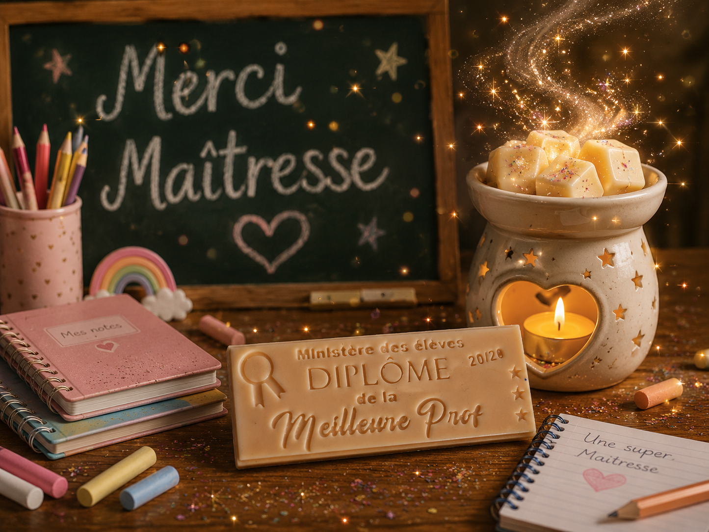 Diplôme de la Meilleure Prof – Tablette Fondante Parfumée
