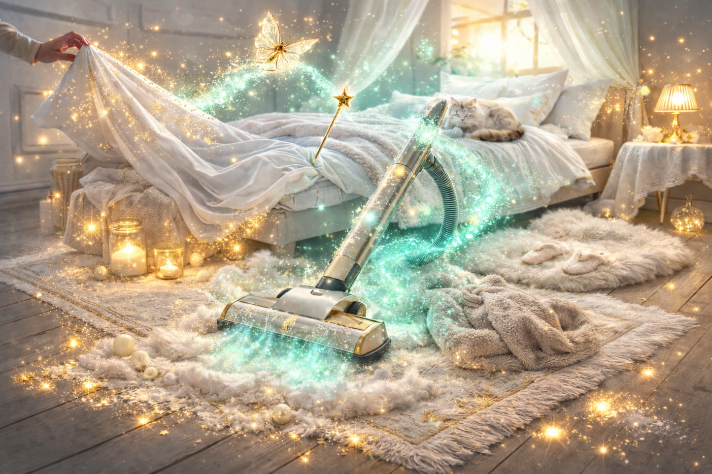 Poudre magique - Plaid douillet