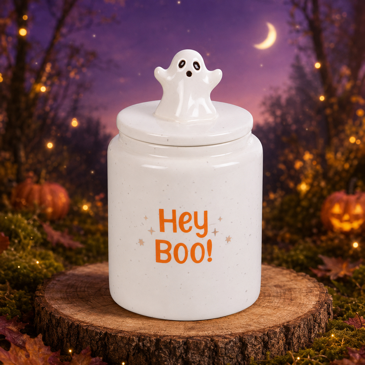 Pot de rangement Hey boo!