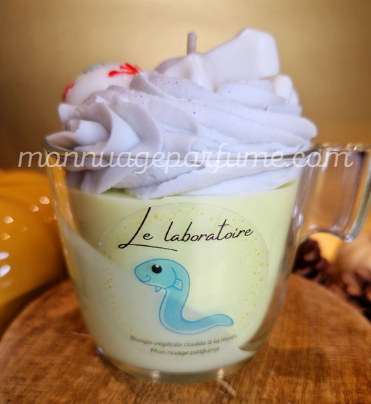 Bougie gourmande "Le laboratoire"