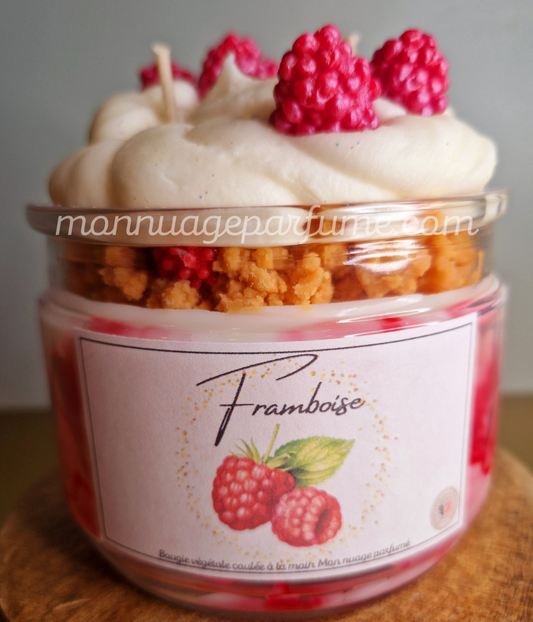 Bougie gourmande "Framboise"