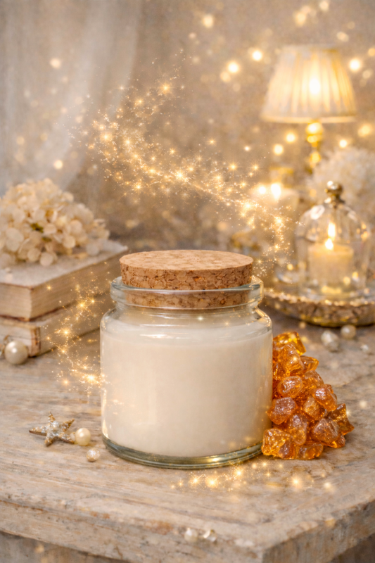 🕯️ Bougie parfumée classique - Ambre gris