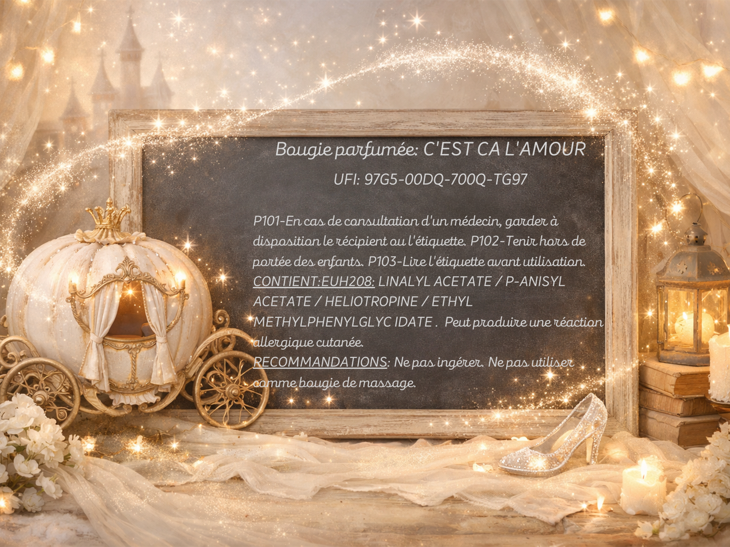 🕯️ Bougie parfumée classique - C'est ça l'amour