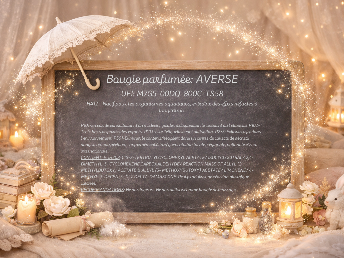 🕯️ Bougie parfumée classique - Averse