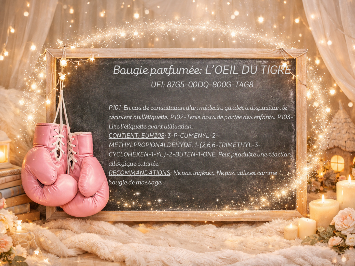 🕯️ Bougie parfumée classique - L'oeil du tigre
