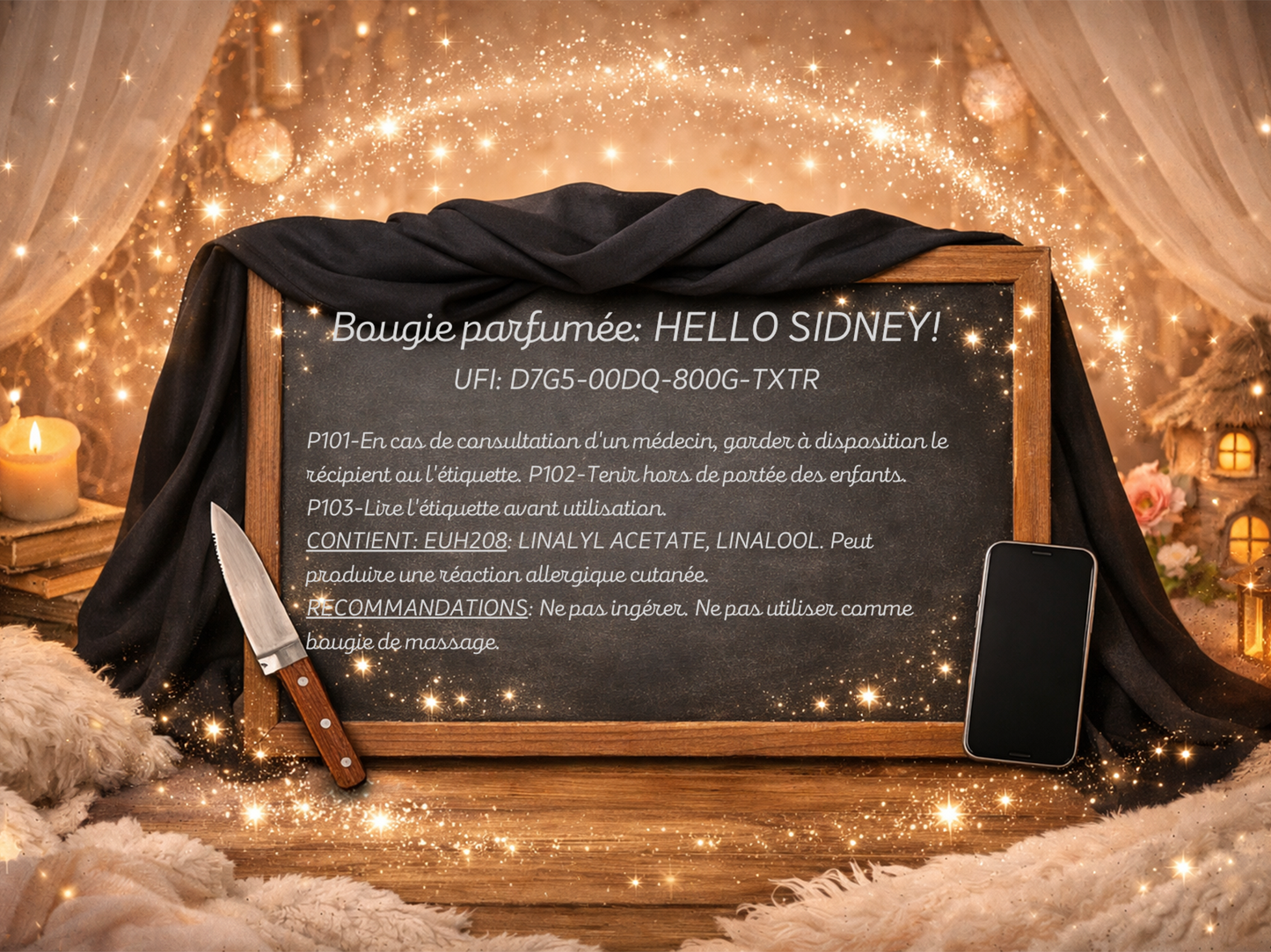 🕯️ Bougie parfumée classique - Hello, Sidney!