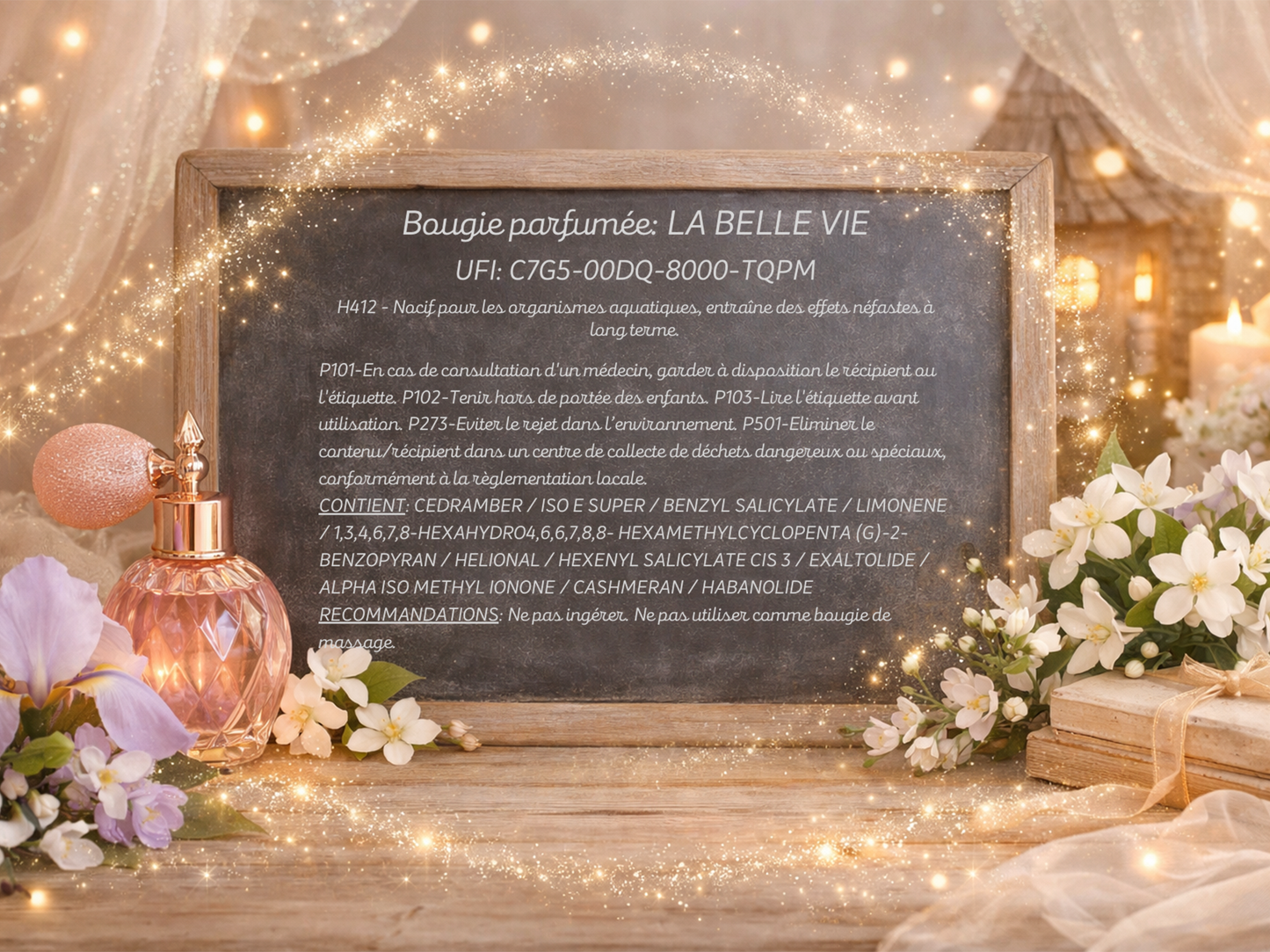 🕯️ Bougie parfumée classique - La belle vie