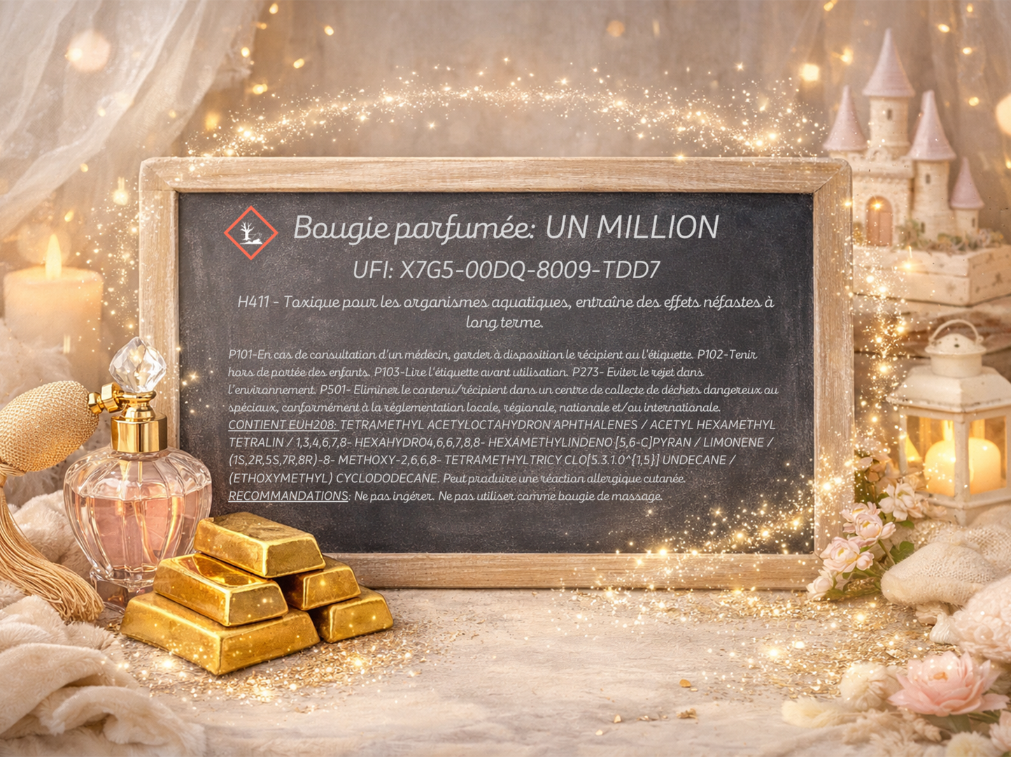 🕯️ Bougie parfumée classique - Un million