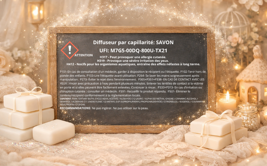 Diffuseur par capillarité - Savon