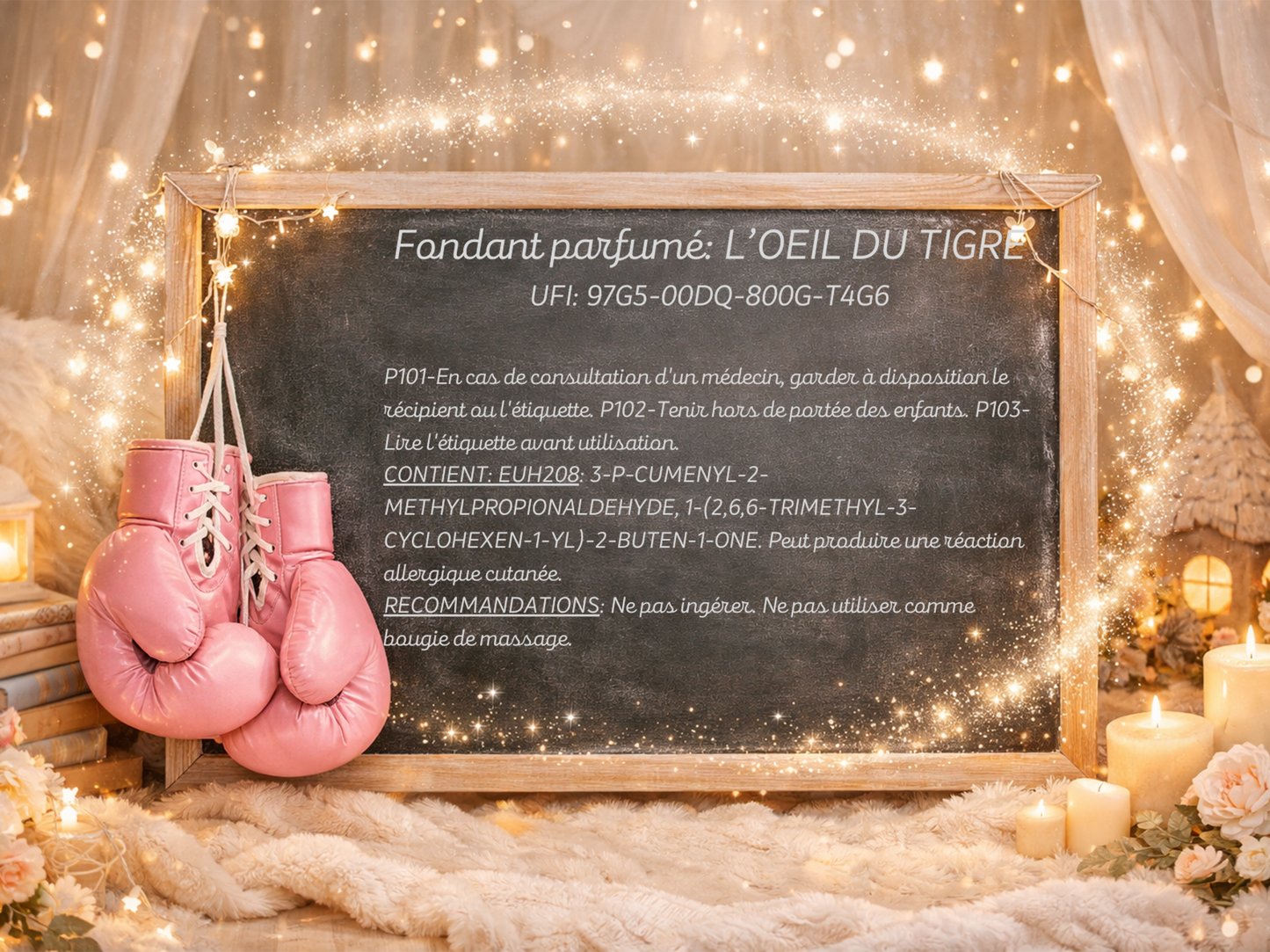 Fondant parfumé individuel - L'oeil du tigre