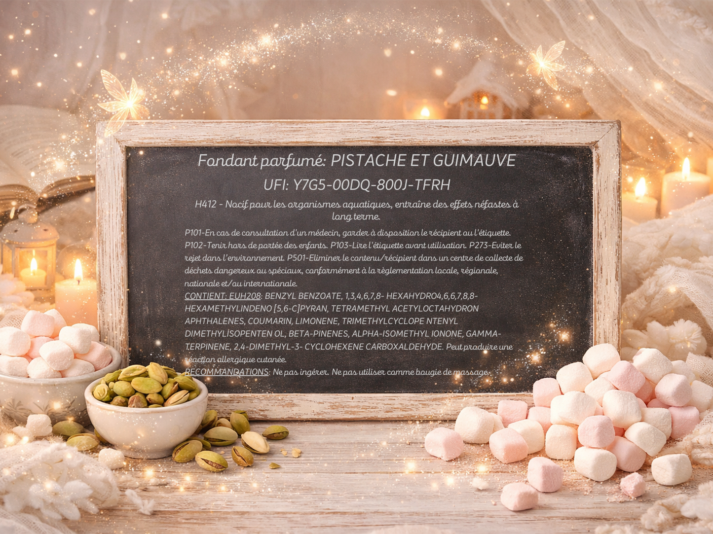 Petit pot gourmand – Pistache guimauve
