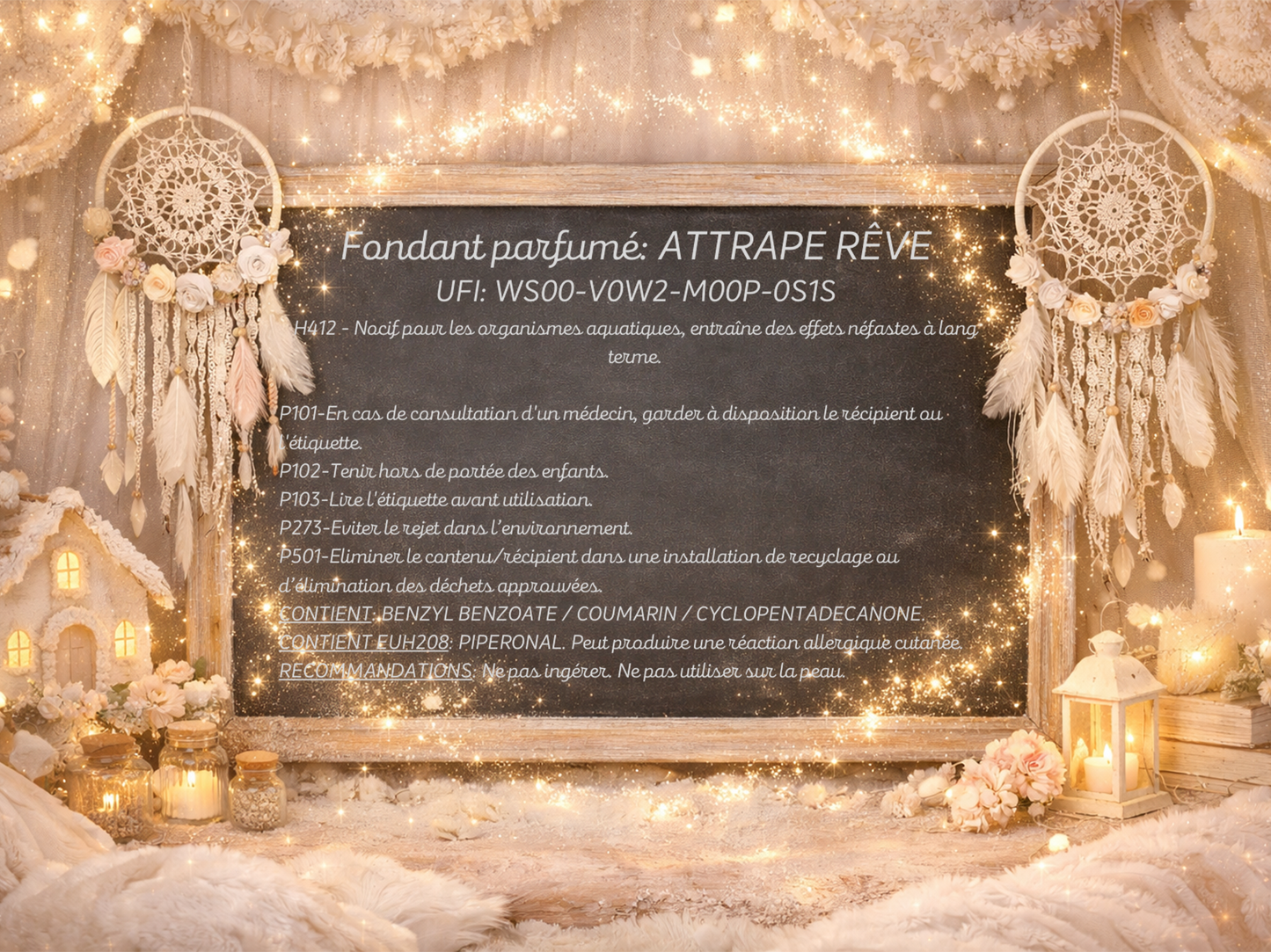 Fondant parfumé individuel - Attrape-rêve