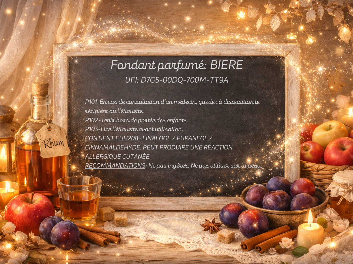 Fondant parfumé individuel - Bière