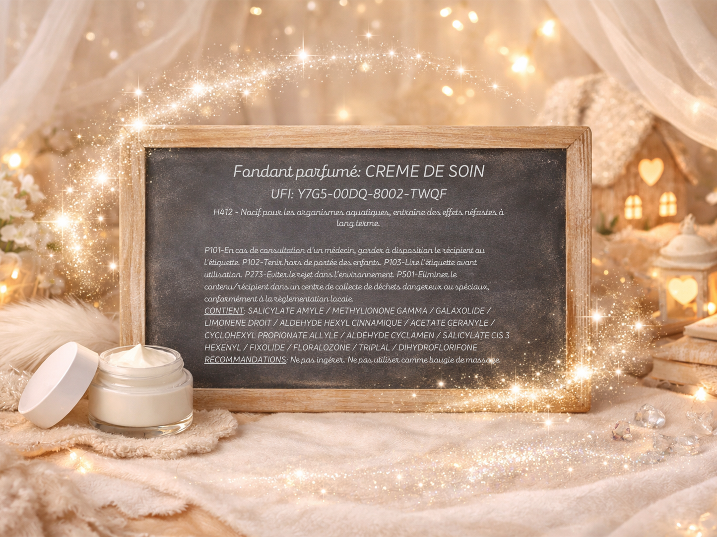 Fondant parfumé individuel - Crème de soin
