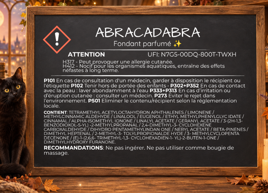 Fondant parfumé individuel - Abracadabra