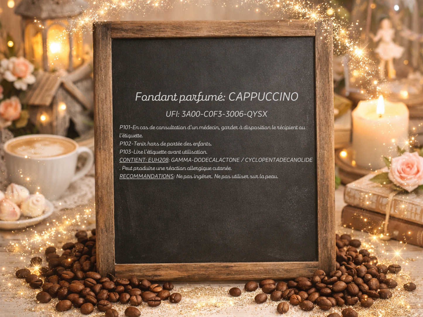 Fondant parfumé individuel - Cappuccino