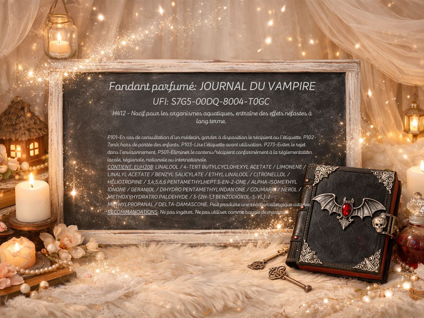 Fondant parfumé individuel - Journal du vampire